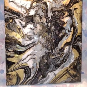 Beautiful glazed 16x20 fluid canvas art